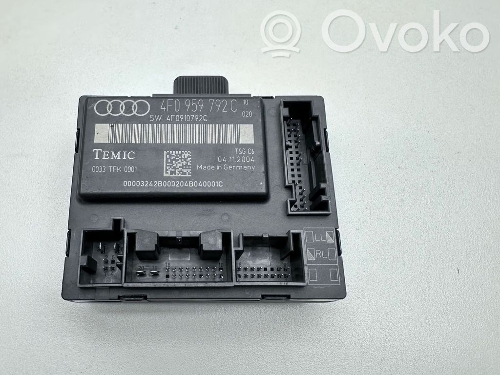 Audi A6 S6 C6 4F Door control unit/module 