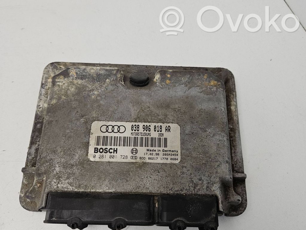 Engine control unit/module   038906018AR,28SA3454,0281001728