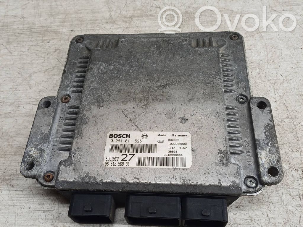 Peugeot 206 Engine control unit/module 