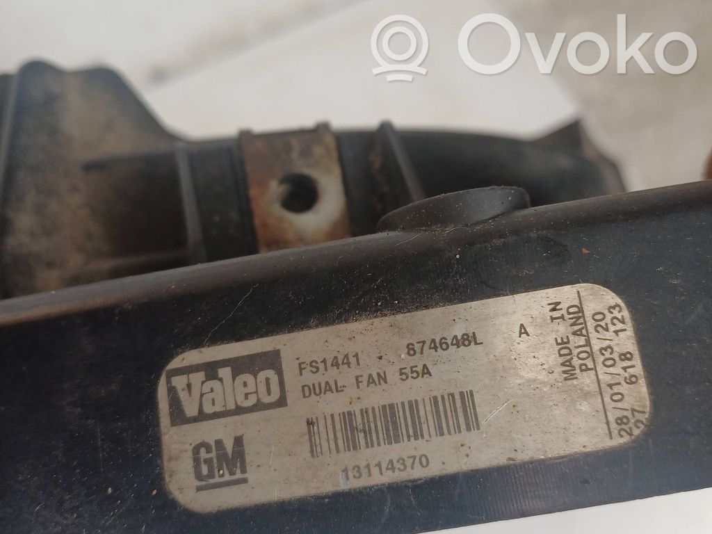 Opel Vectra C Elektrinis radiatorių ventiliatorius 