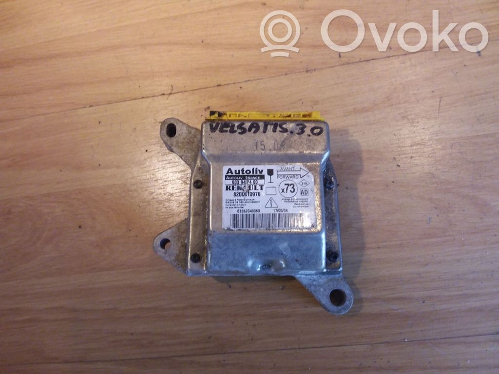 Renault Vel Satis Airbag control unit/module 