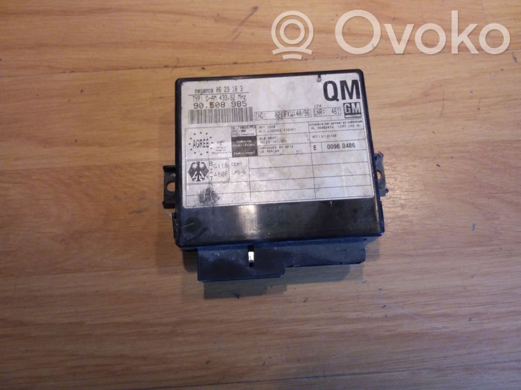 Opel Vectra B Alarm control unit/module 