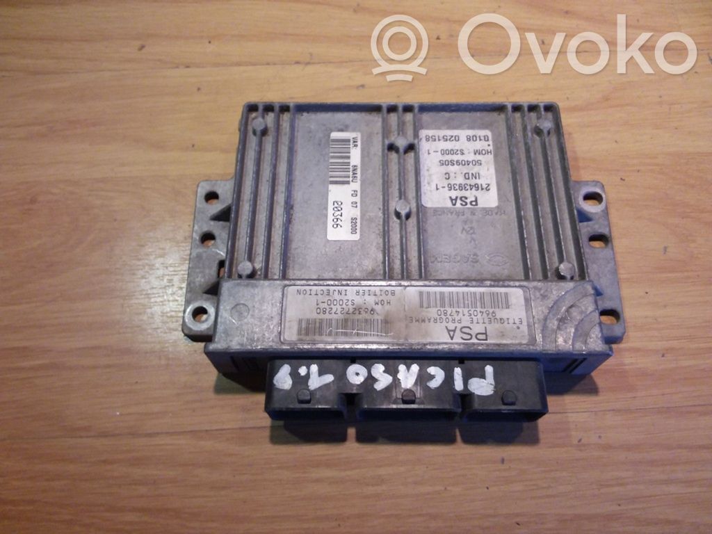 Engine control unit/module   9640514780,9632727280,50409S05