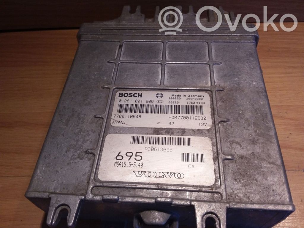 Volvo S40, V40 Engine control unit/module 