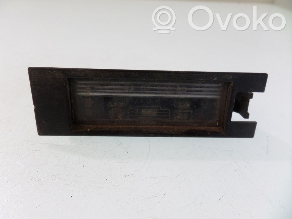 Opel Vectra C Éclairage de plaque d'immatriculation 
