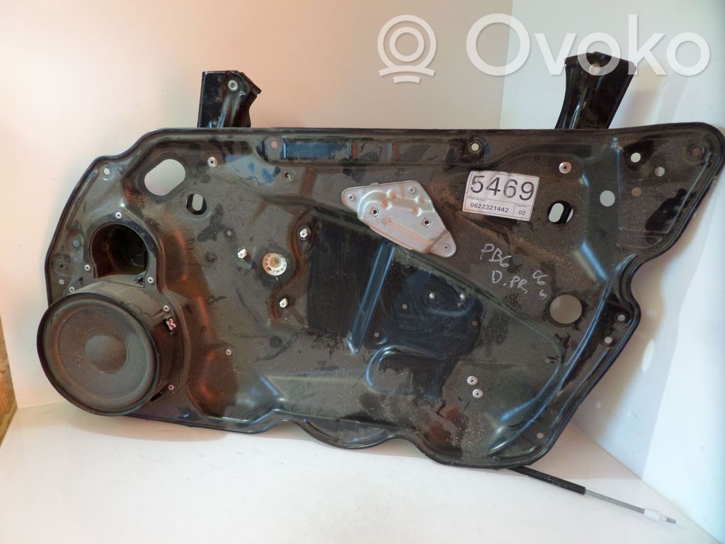 Volkswagen PASSAT B6 Elektryczny podnośnik szyby drzwi przednich 