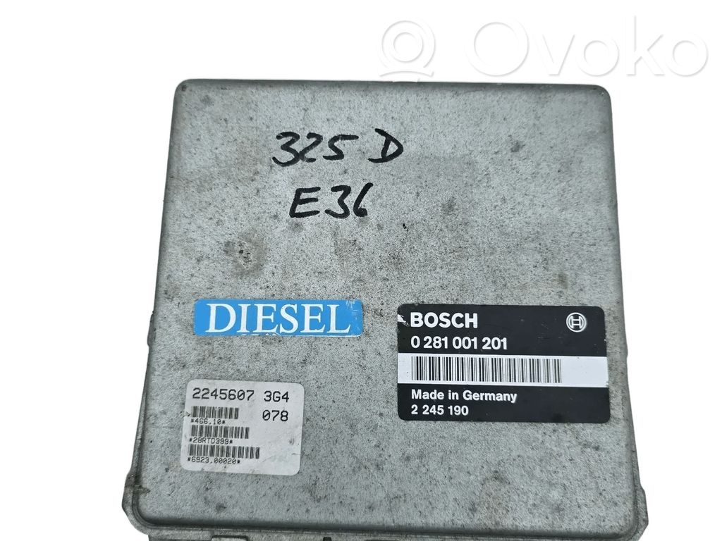 Unité de commande, module ECU de moteur   0281001201