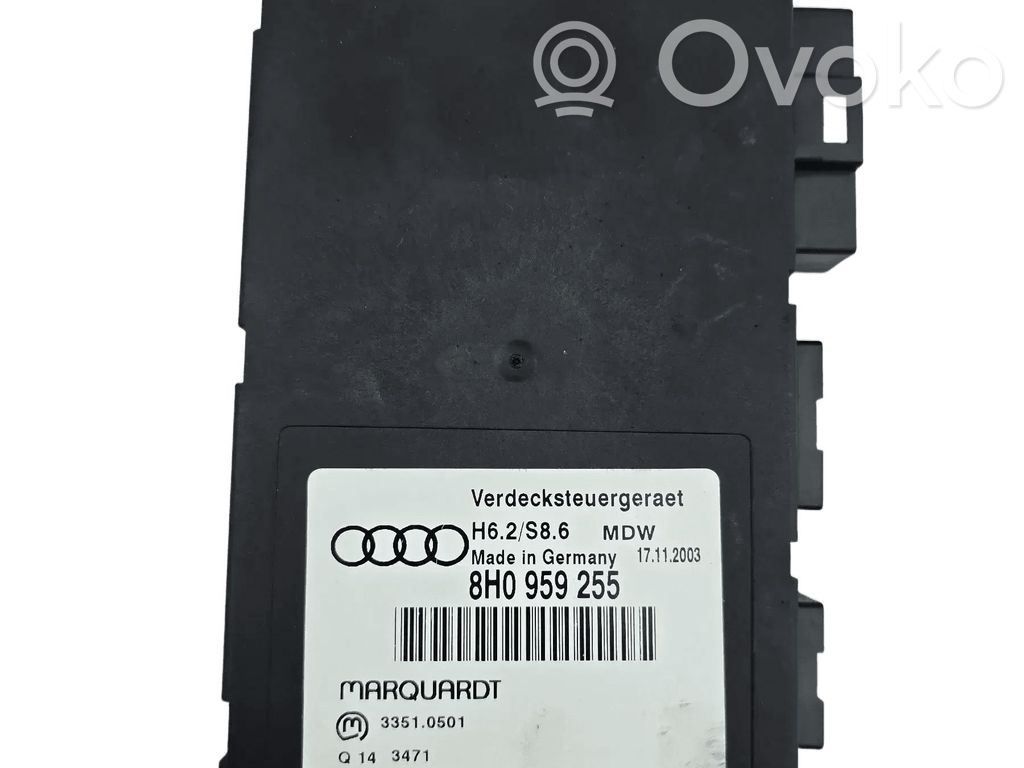 Audi A4 S4 B6 8E 8H Moottorin ohjainlaite/moduuli (käytetyt) 
