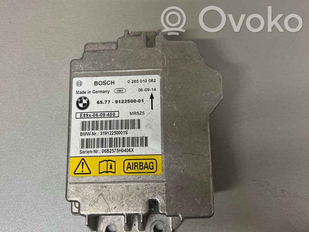 Airbag control unit/module   31912250001S,0285010062,9122500,E89X0609450