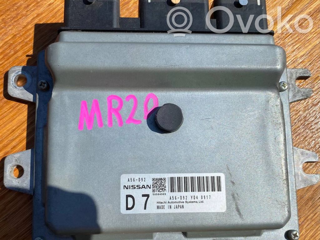 Nissan Qashqai+2 Engine control unit/module ECU 