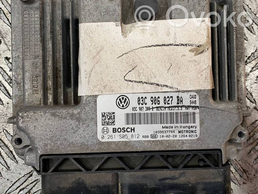 Engine control unit/module   03C906027BA,CAV,MGM,GCXU6304889