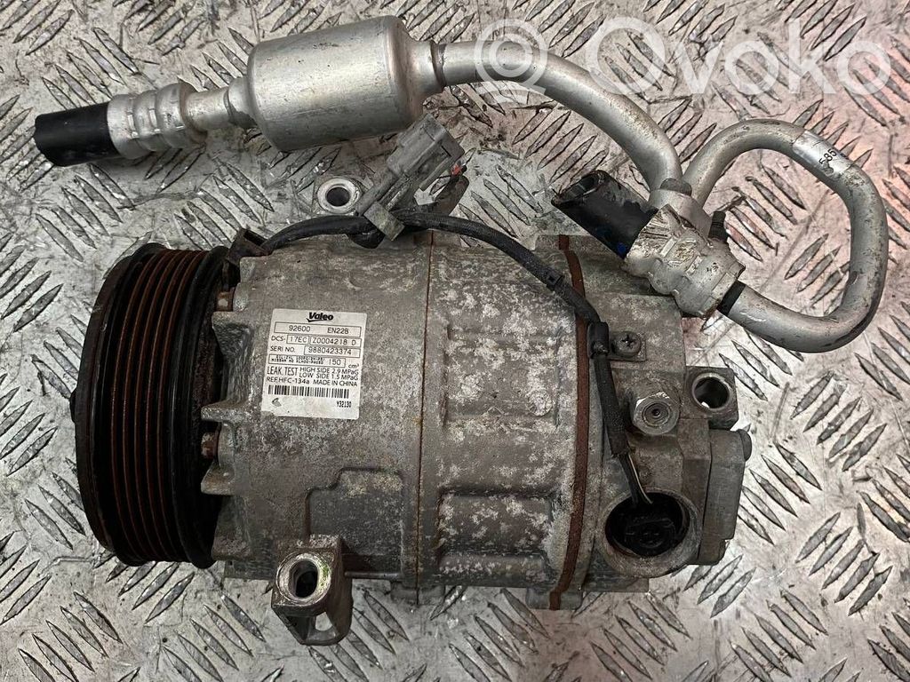 Nissan Qashqai Kompresor / Sprężarka klimatyzacji A/C 