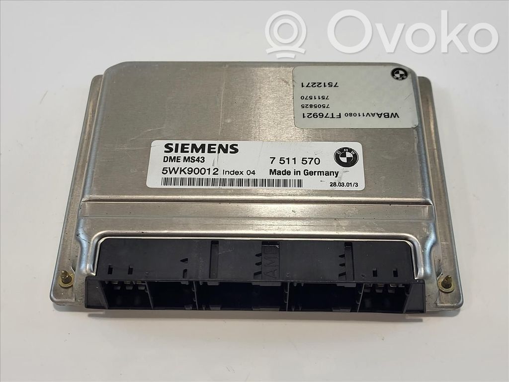 BMW 3 E46 Engine control unit/module ECU 