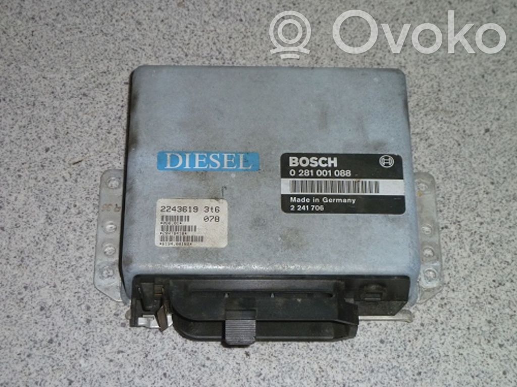 BMW 3 E30 Injection control unit/module 