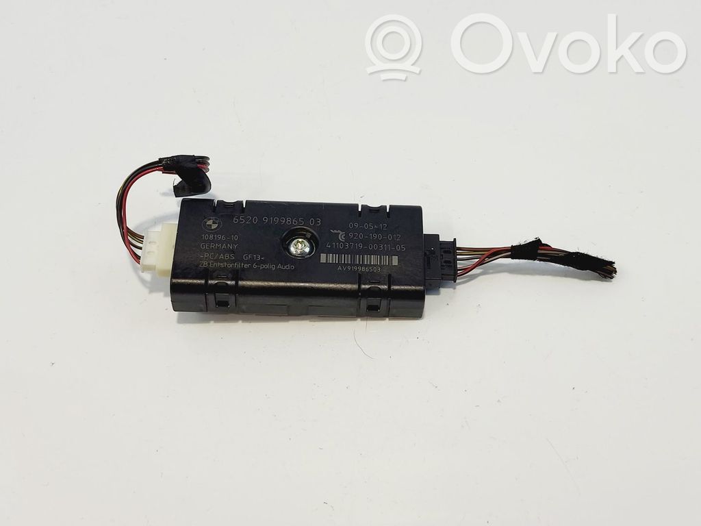 BMW 5 F10 F11 Entstörfilter Antenne 