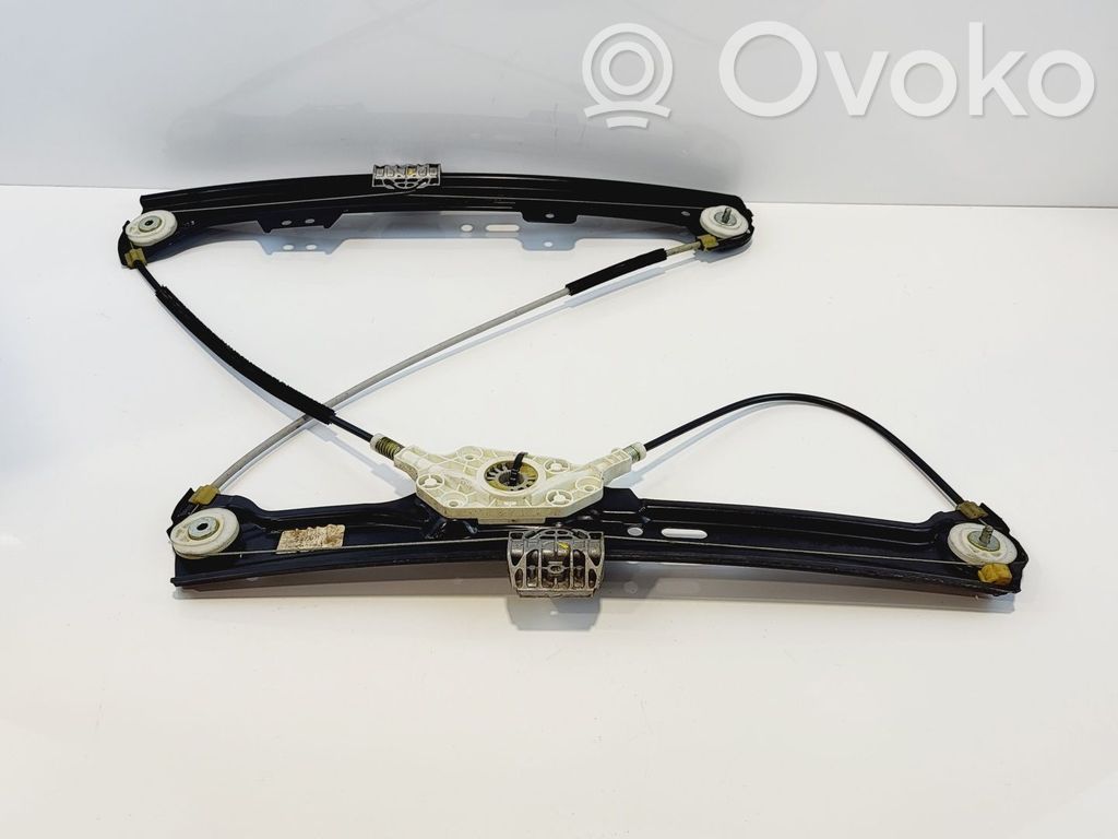 BMW 5 E60 E61 Mechanizm podnoszenia szyby przedniej bez silnika 