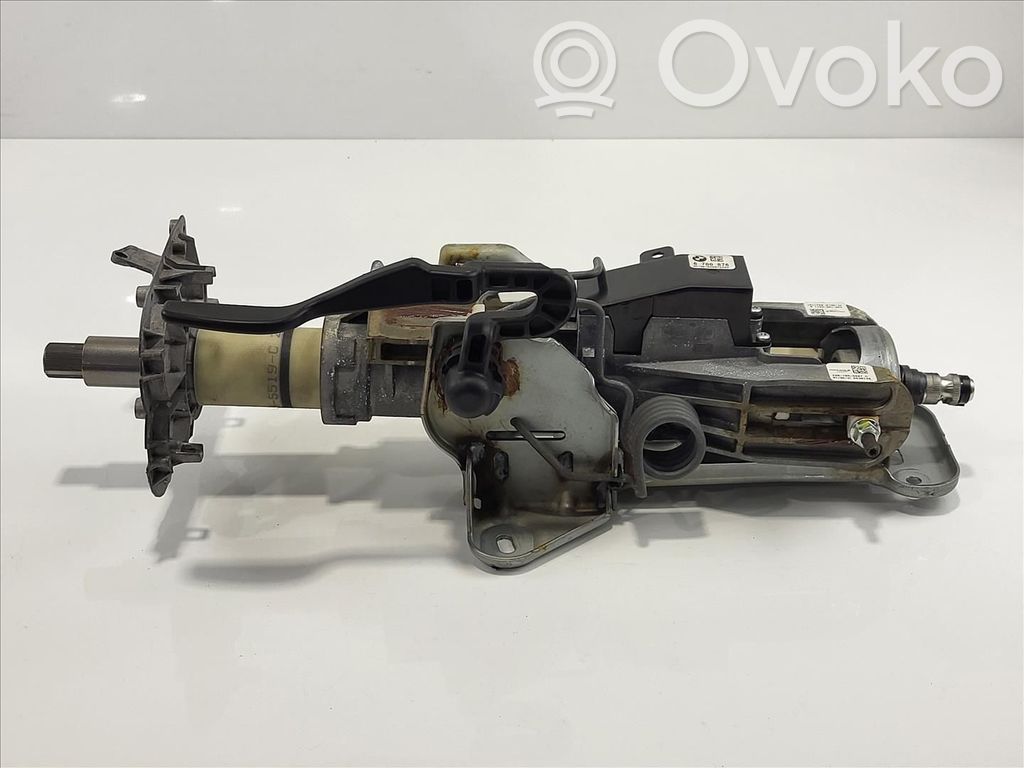 BMW 5 E60 E61 Poignée / levier de réglage volant 