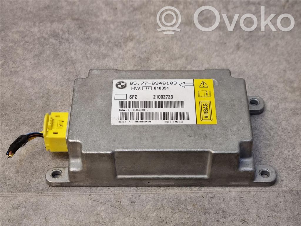 BMW 7 E65 E66 Sensor impacto/accidente para activar Airbag 
