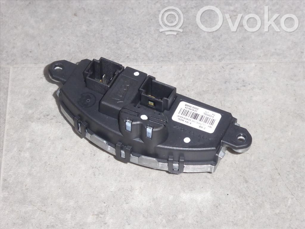 BMW 3 F30 F35 F31 Motor aerotermă/rezistor ventilator 