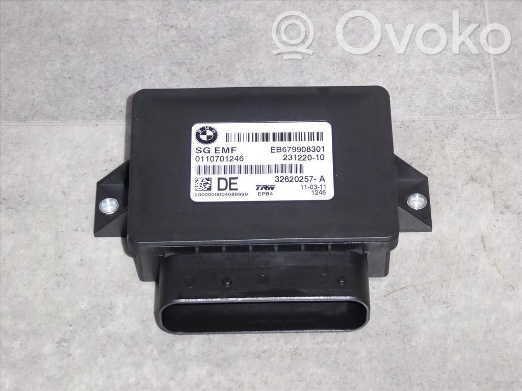 BMW 5 F10 F11 Modul de control frână de mână 