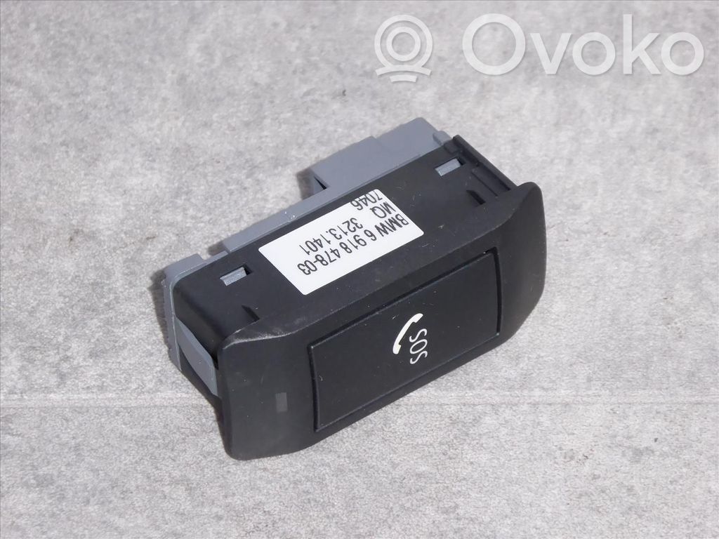 BMW 5 E60 E61 Sos mygtukas 