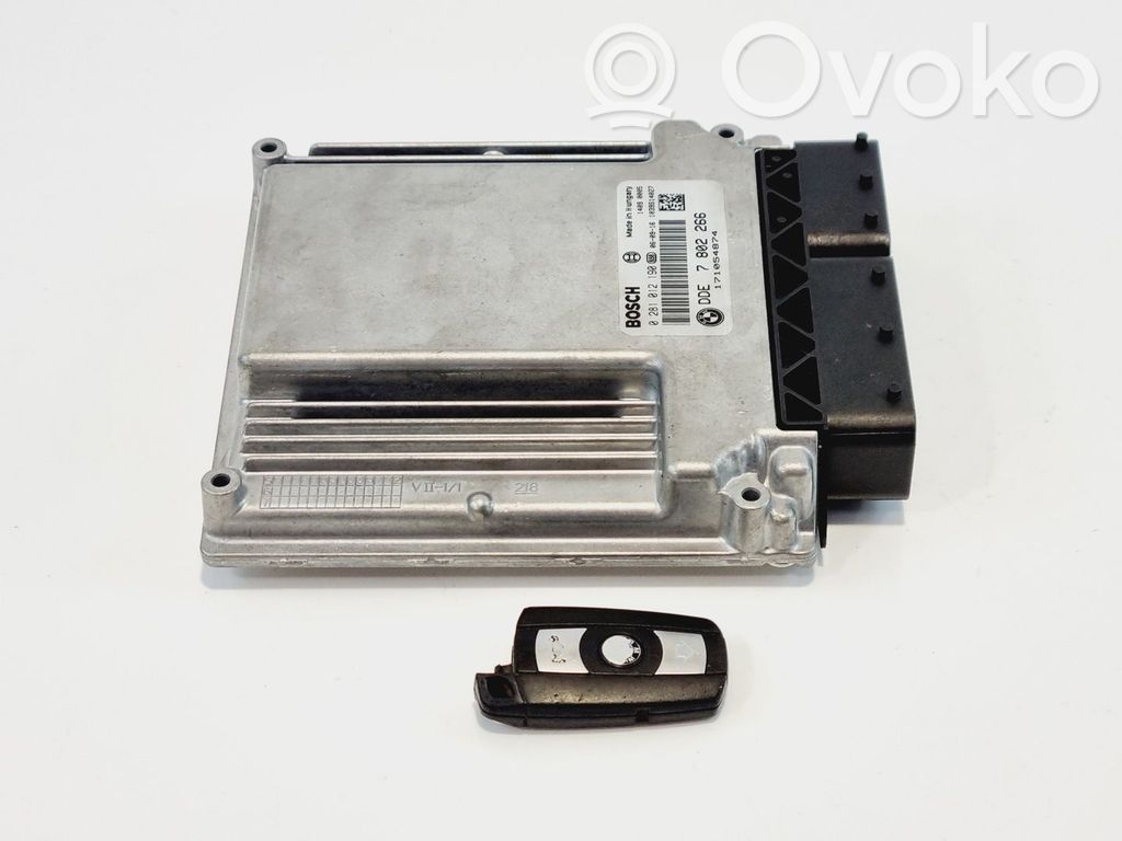 BMW 5 E60 E61 Unité de commande, module ECU de moteur 