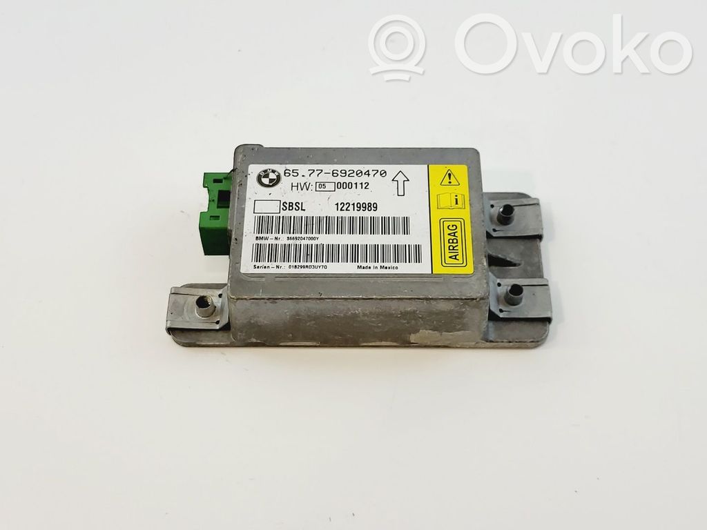 BMW 7 E65 E66 Airbagsensor Crashsensor Drucksensor 