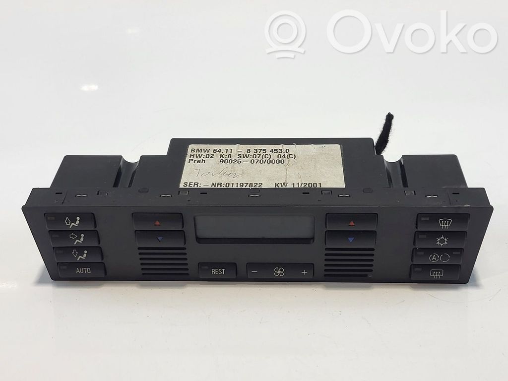 BMW 5 E39 Climate control unit 