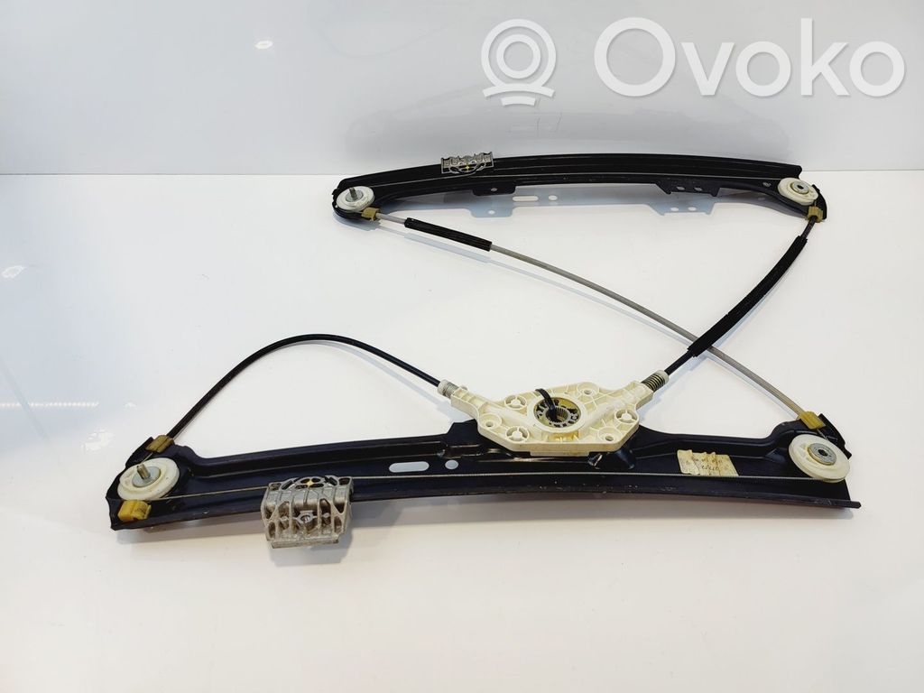 BMW 5 E60 E61 Mécanisme de lève-vitre avant sans moteur 