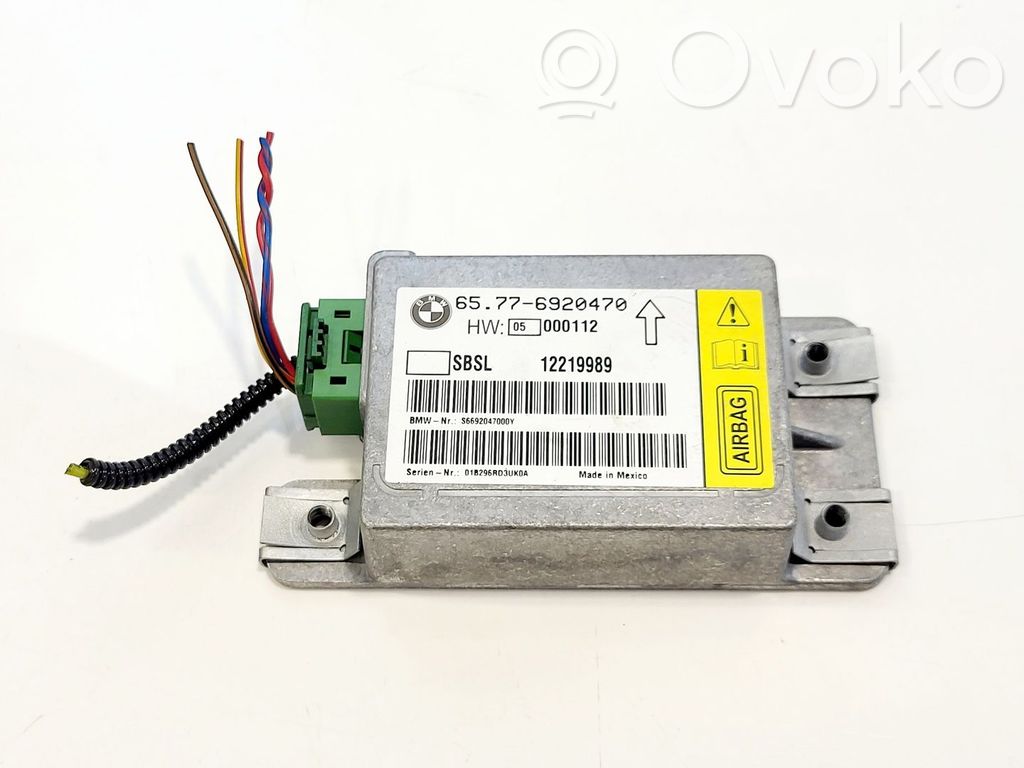 BMW 7 E65 E66 Airbagsensor Crashsensor Drucksensor 