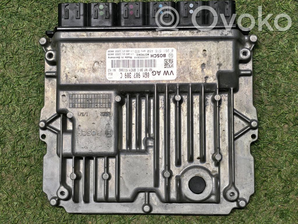 Engine control unit/module ECU   06M907309C,0261S16480