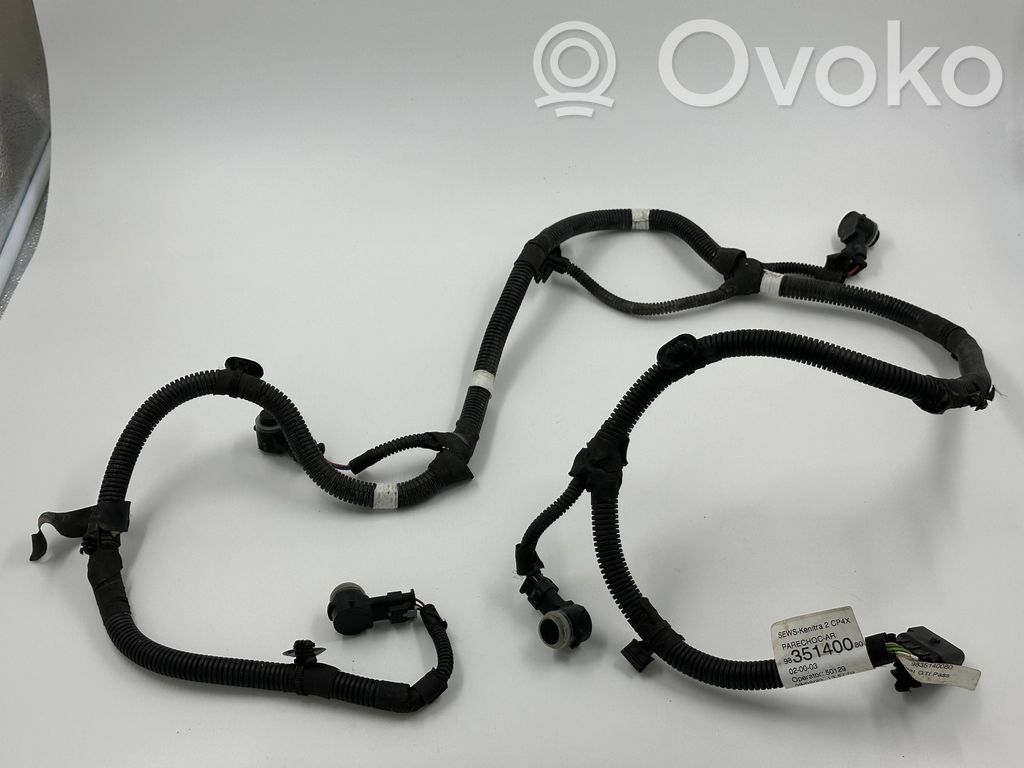 Citroen C4 III e-C4 Cableado del sensor de aparcamiento (PDC) 