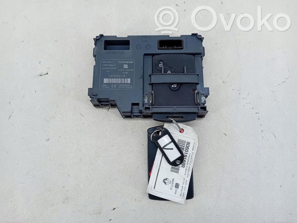 Ignition key card reader