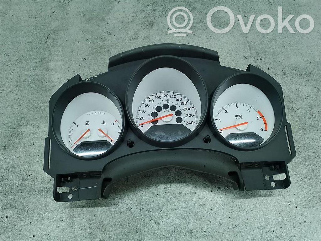 Dodge Caliber Vitezometru (grup de instrumente) 