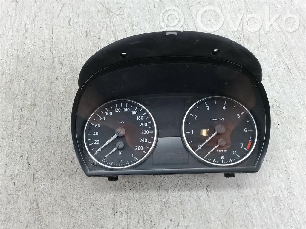 BMW 3 E90 E91 Speedometer (instrument cluster) 