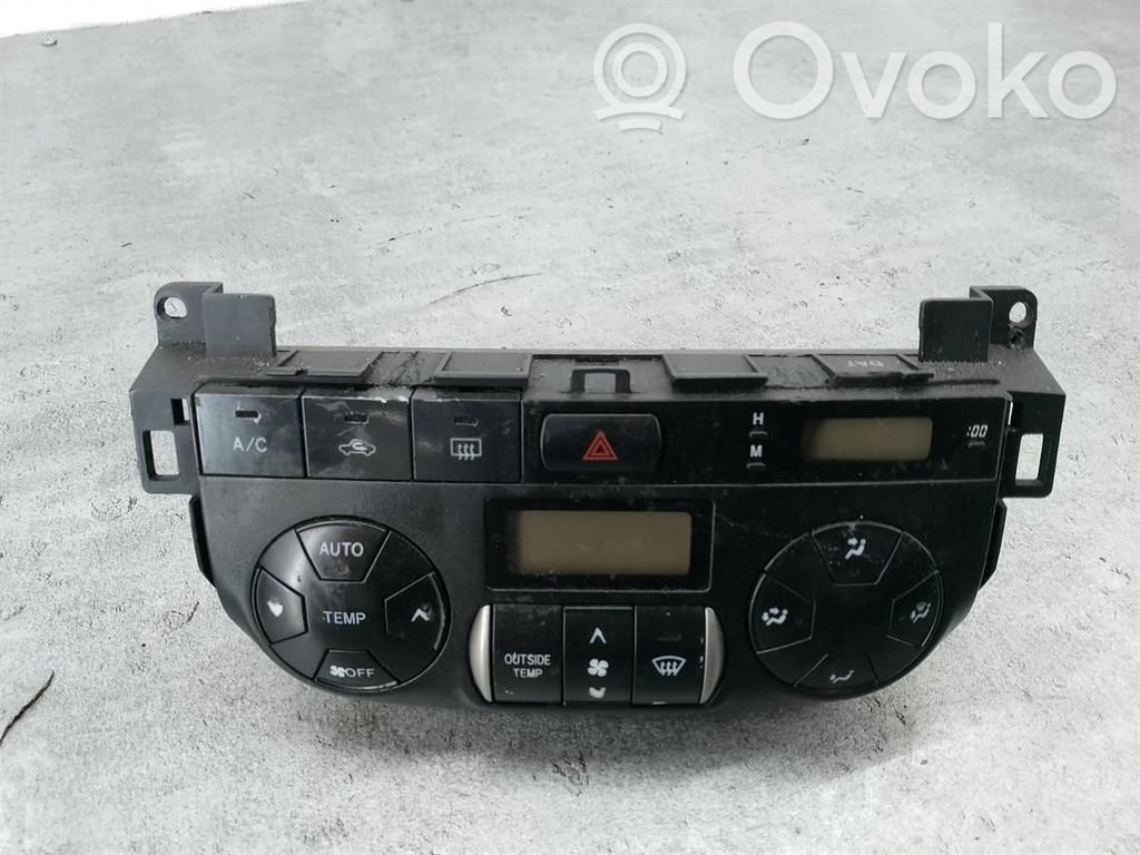 Console centrale, commande chauffage/clim