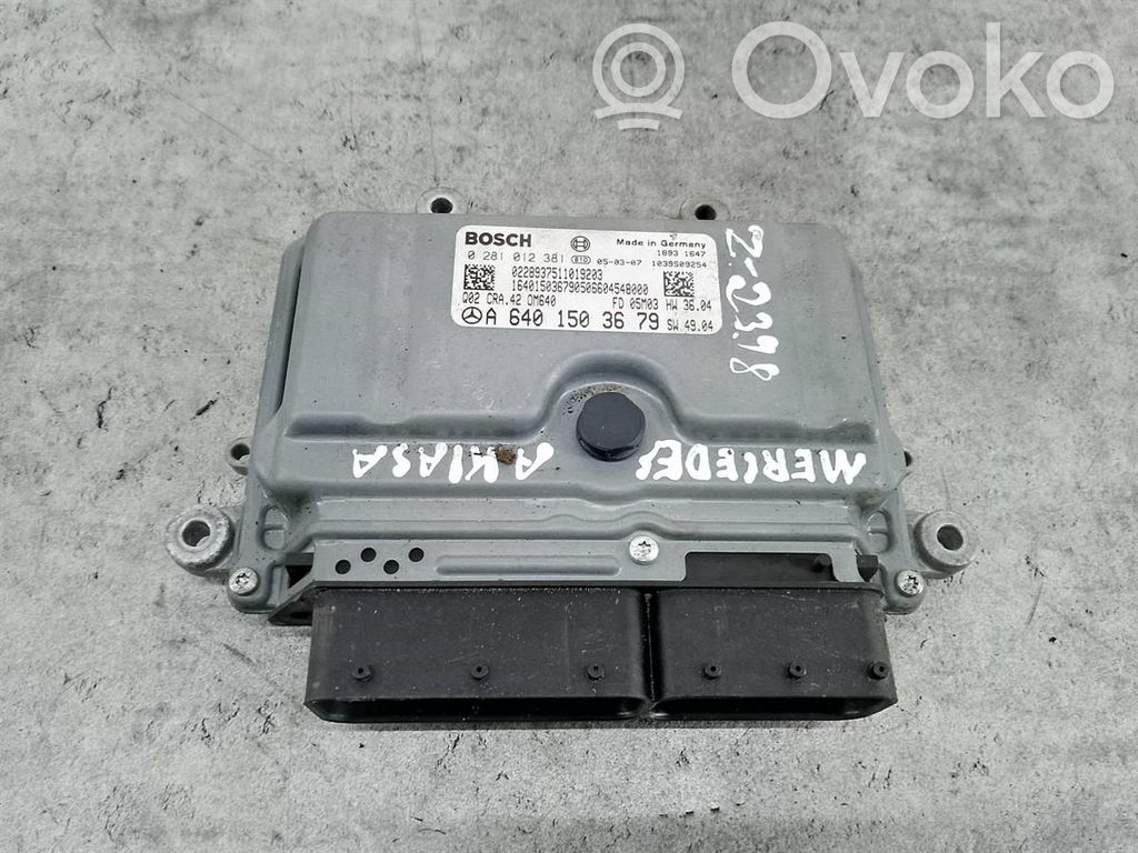 Mercedes-Benz A W169 Engine control unit/module ECU 