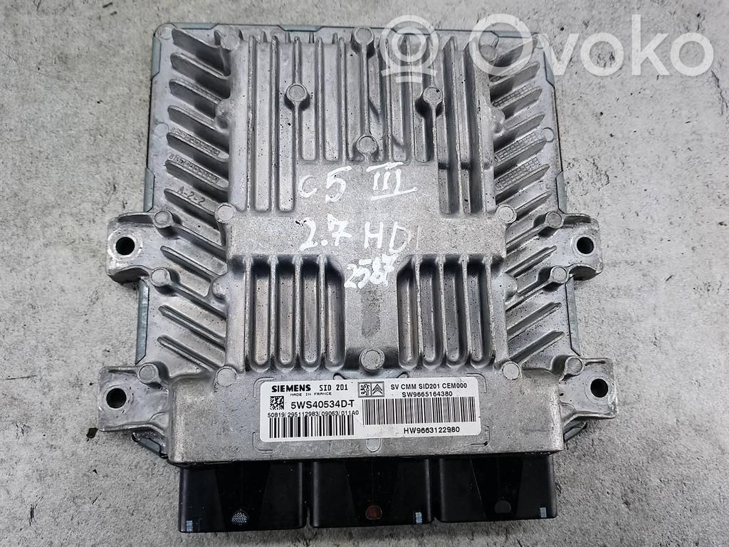 Unidad de control/módulo ECU del motor