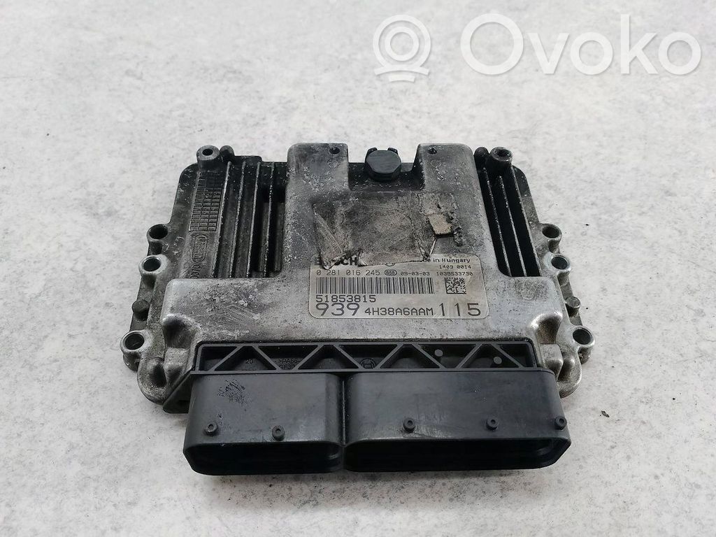 Alfa Romeo 159 Unité de commande, module ECU de moteur 