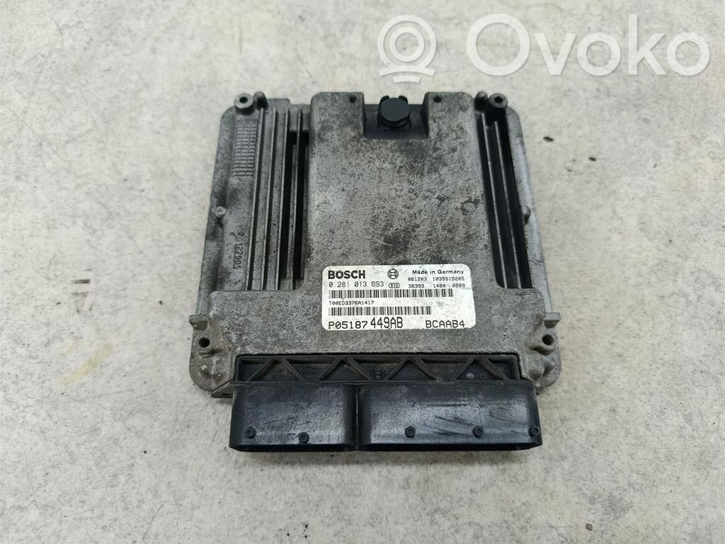 Unité de commande, module ECU de moteur   P05187449AB