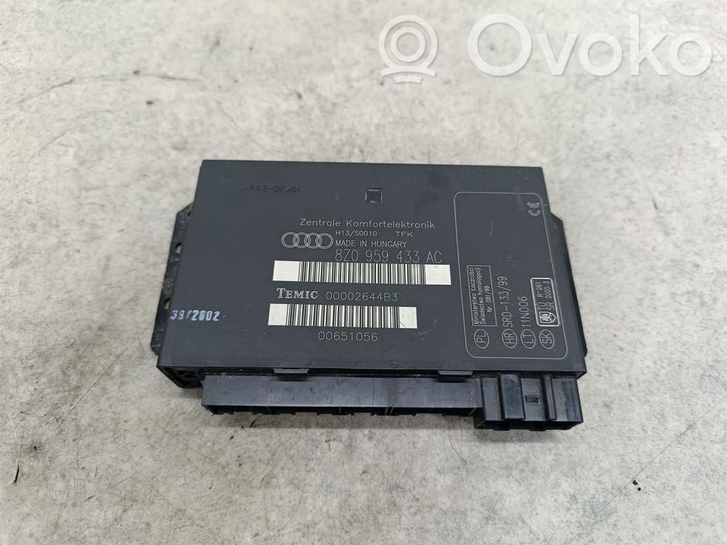 Audi A2 Komforta modulis 