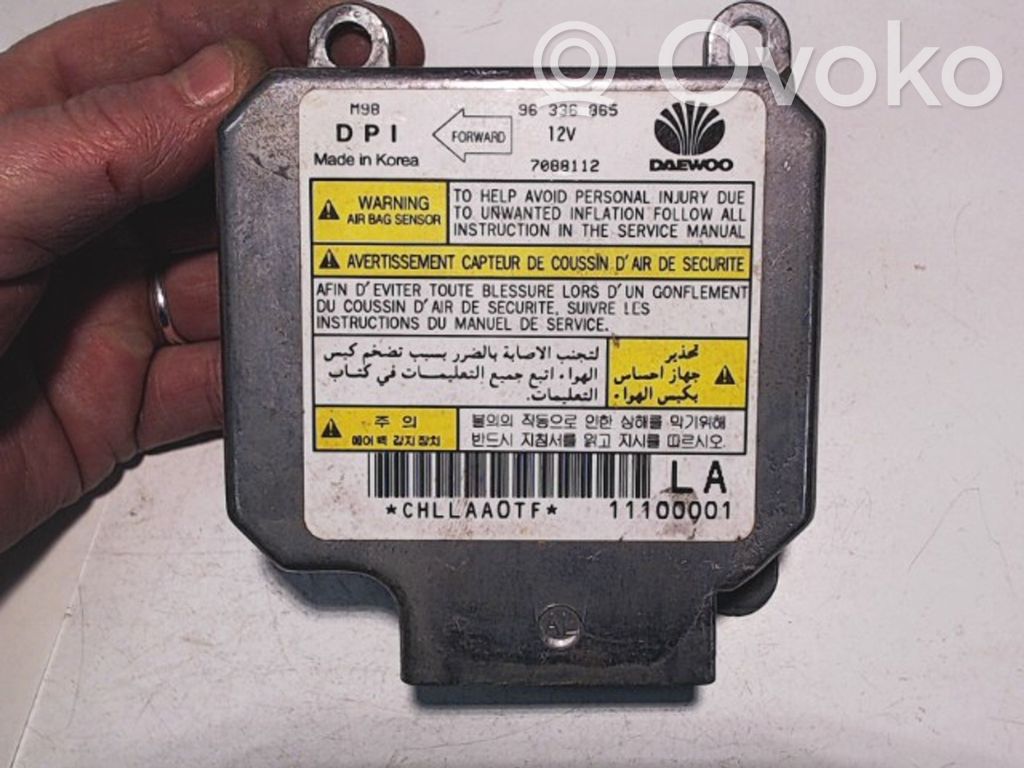 Daewoo Matiz Unidad de control/módulo del Airbag 