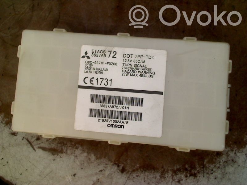 Other control units/modules   8637A972,8637A972