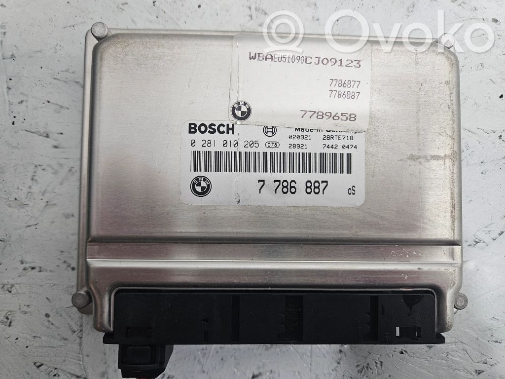Engine control unit/module   7786887,0281010205