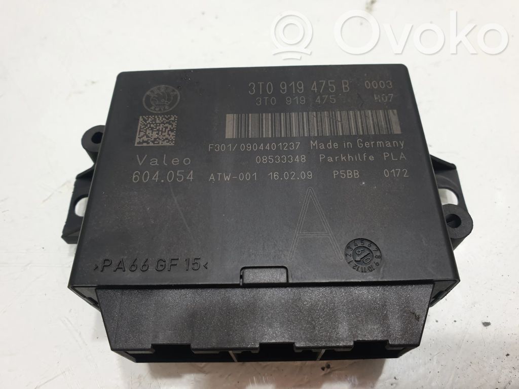 Skoda Superb B6 (3T) Parking PDC control unit/module 