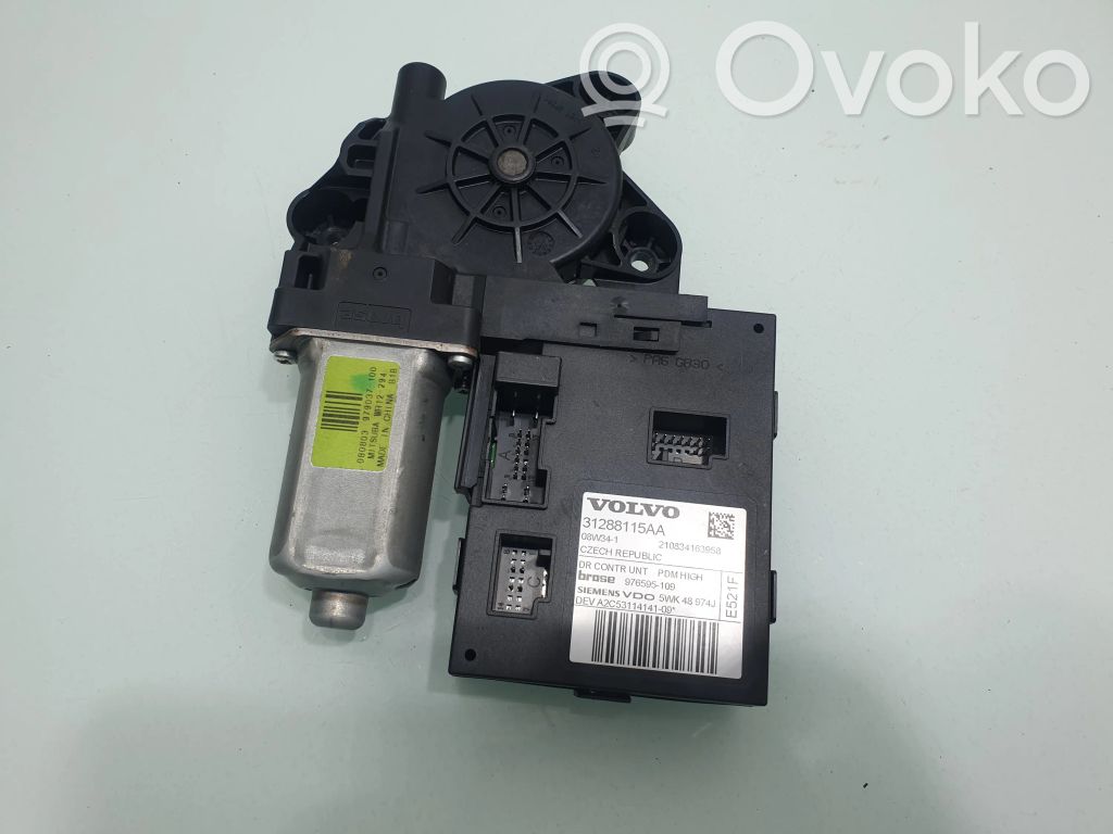 Volvo C30 Silnik regulatora szyby drzwi przednich 