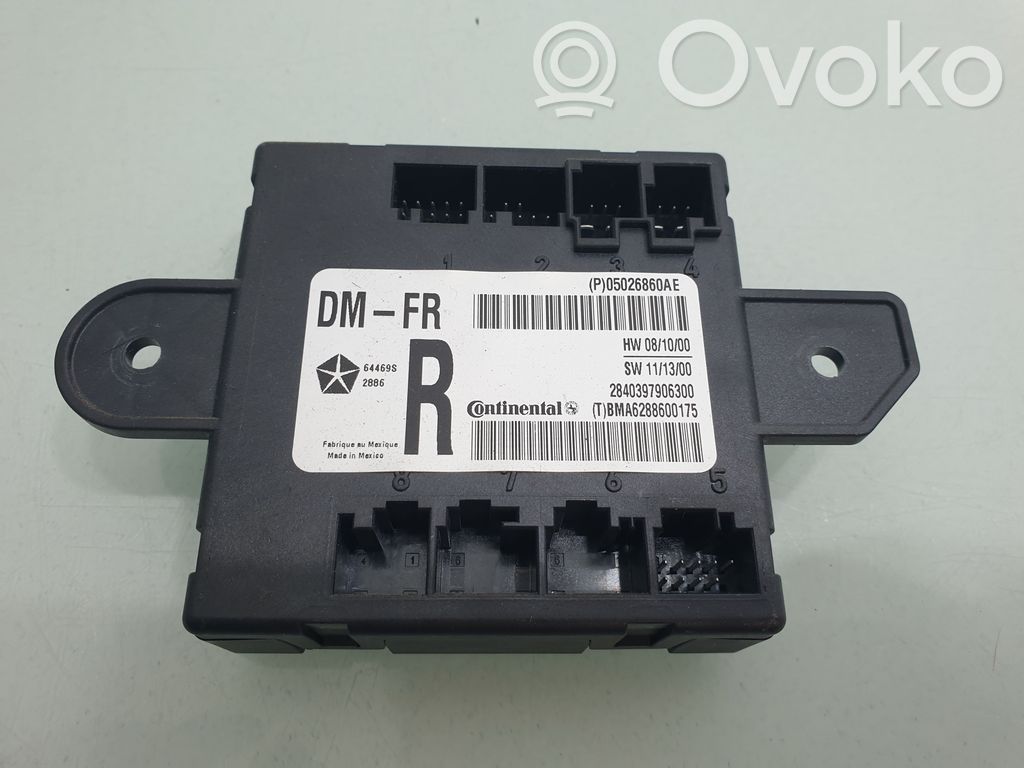 Dodge Grand Caravan Unité de commande module de porte 