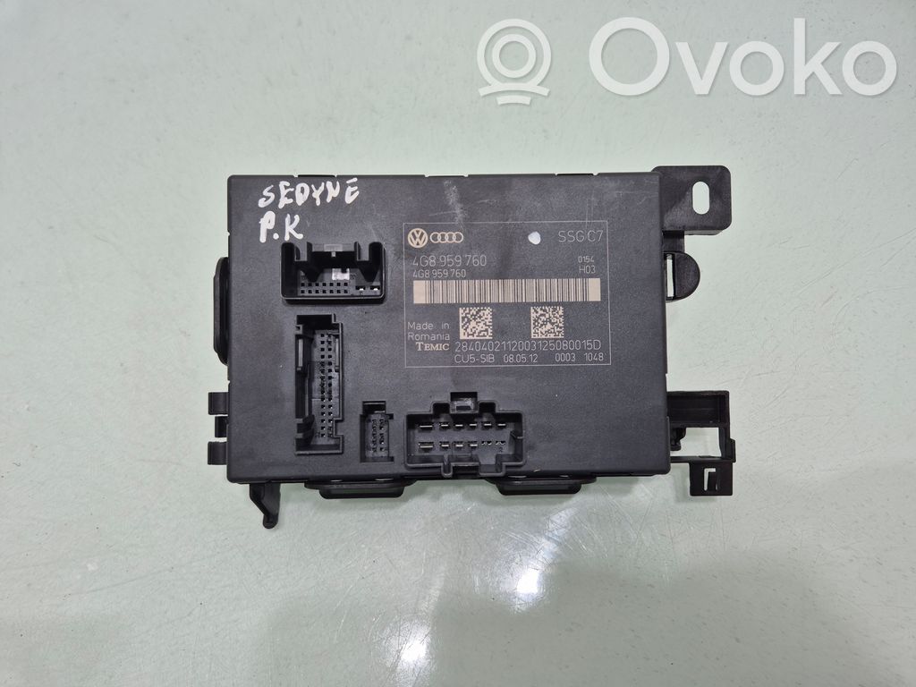 Module de commande de siège   4G8959760