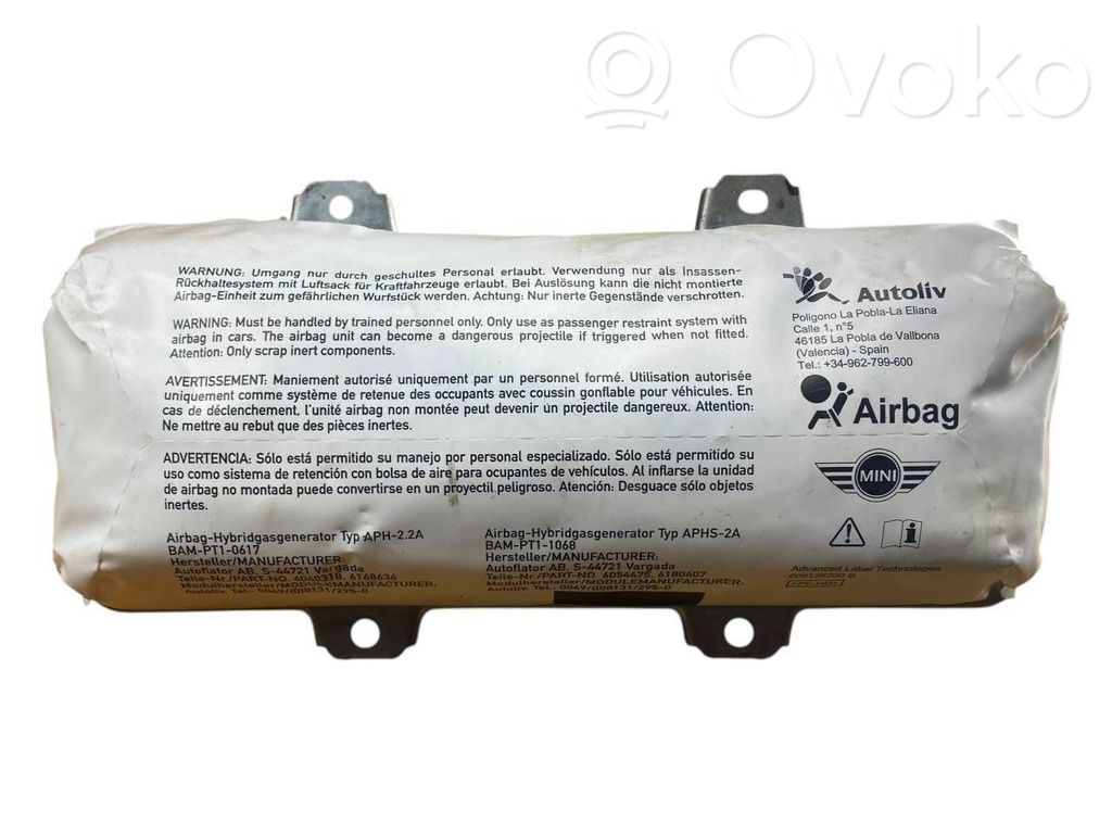 Mini Cooper Countryman R60 Poduszka powietrzna Airbag pasażera 
