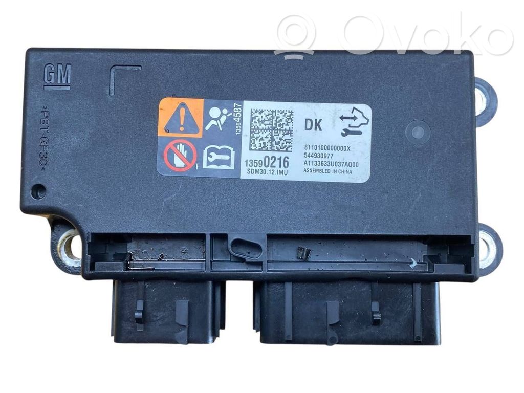 Opel Mokka Module de contrôle airbag 